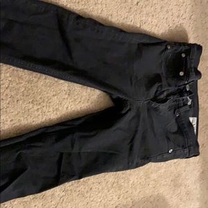 High rise ankle skinny jean